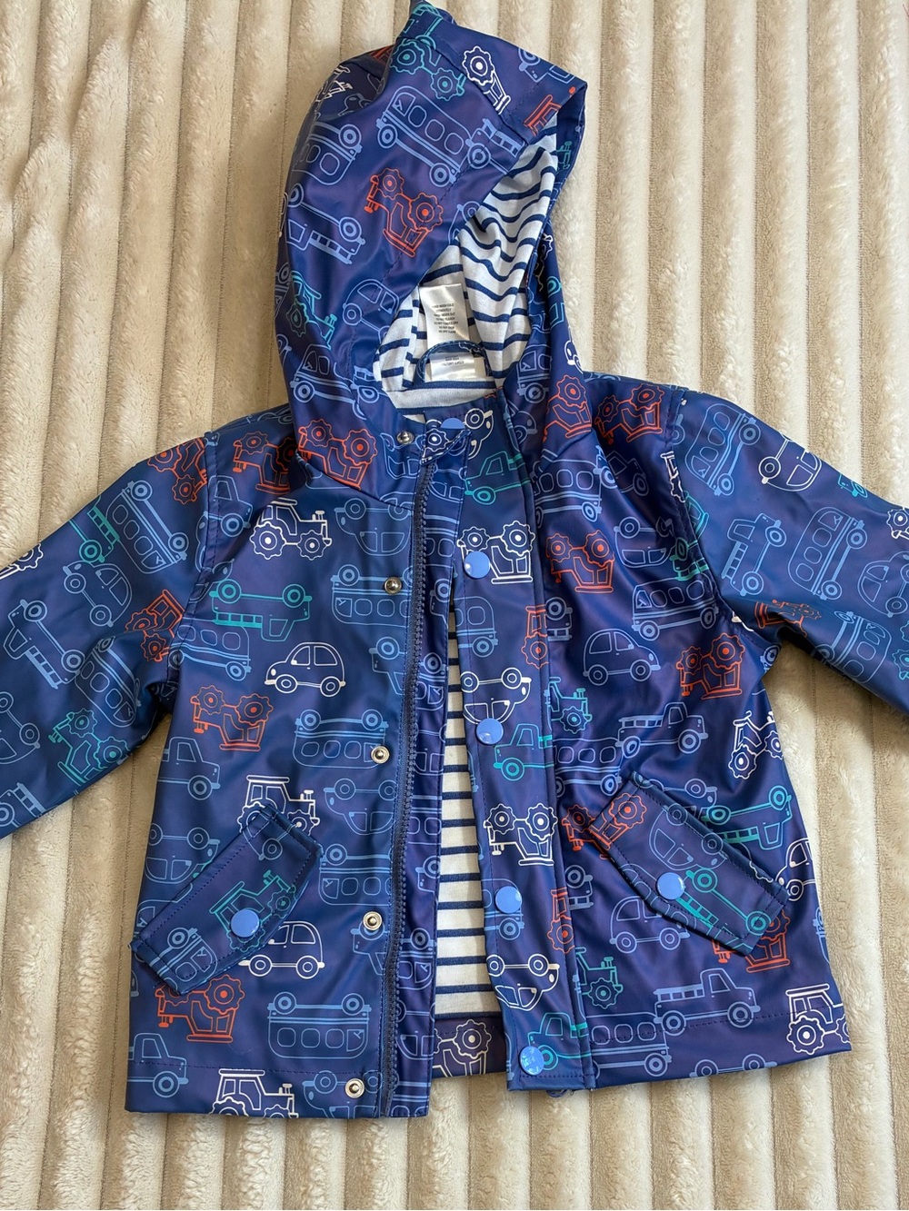 Blue Truck Hooded Raincoat 🚚💙Size 2T